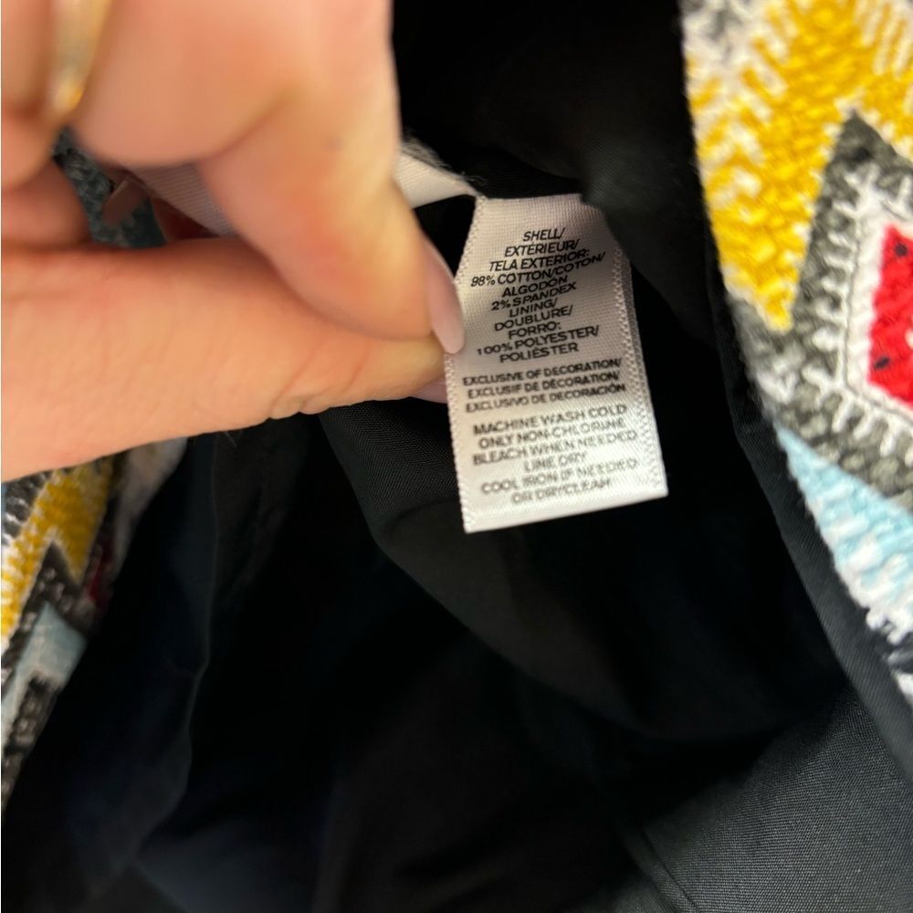 Loft Ladies 2 Multi Colored Pattern Mini Pencil S… - image 4